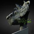 0000000pachshield2.jpg Pachyrhinosaurus lakustai keratin shield Bust