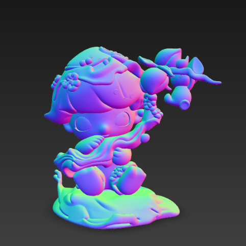 🦸 Dimoo Fruitful Branches Figure・ STL File for 3D printing・Cults