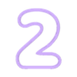 2.stl Number Cutter Set