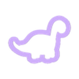 dino.stl Cookie Cutter: Dino
