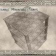 trays02.jpg 25mm Stackable Miniature Trays (fits 22 minis) for Dungeons & Dragons or Warhammer 40k