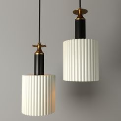 efsfsff.jpg Fichier STL Lampe de plafond contemporaine Suspension・Plan pour impression 3D à télécharger