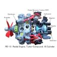 08-RE13-01fa.jpg Radial Engine, Turbo-Compound, 18 Cylinder, Post-World War II
