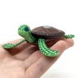 turtle_pic5.jpg Cute Detailed Sea Turtle Decoration Paperweight w/ Heart and Waves on Shell