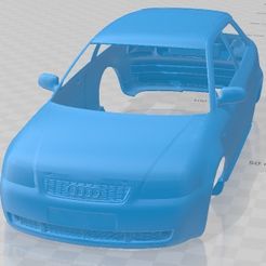 Audi-S3-8L-2002-1.jpg 3D file Audi S3 8L 2002 Printable Body Car・Template to download and 3D print
