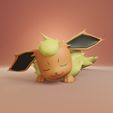 flareon-render.jpg Pokemon - Sleeping Flareon