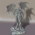 688.jpg Dark knight- MU online stl 3d print