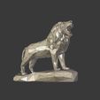 I3.jpg Low Poly Lion Statue --  Ready for 3D Printing