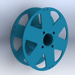Disassembled-plastic-reel.jpg Free 3D file Collapsible spool for plastic・3D print design to download, Saint_Dmitry_the_First