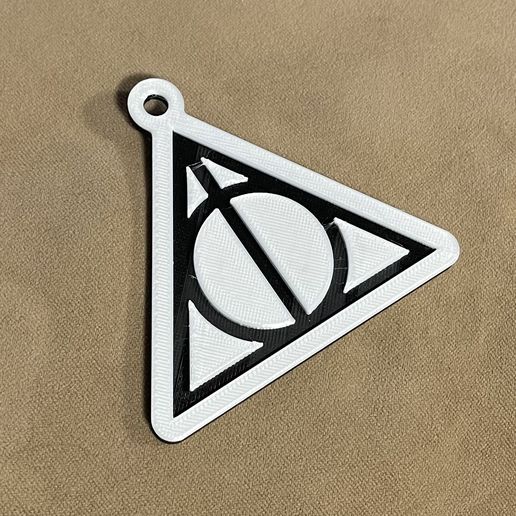 Porte-clés Harry Potter - Reliques De La Mort - ABYstyle, Licence Officielle, 4-5 Cm