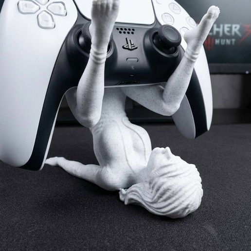 Athletic Fitness Girl Controller & Phone Stand