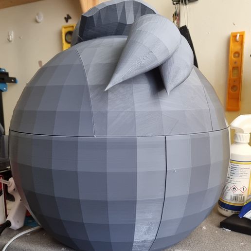 Pokemon Ball Guy Cosplay Head 3D model