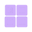 4Amarillo.stl Braille alphabet, Braille alphabet, Braille alphabet