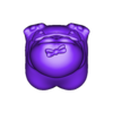 pepegirl_logo.stl 佩佩青蛙定制键帽 cherry mx