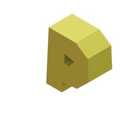 P3.JPG Бесплатный STL файл Letter P・Дизайн 3D-принтера для скачивания