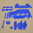 a010.png Archivo STL Nissan Patrol Y60 1987 Coche imprimible con partes separadas・Plan de impresora 3D para descargar