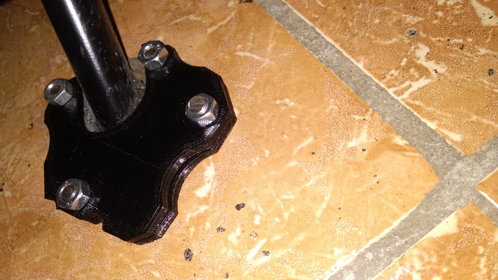 STL file Motorcycle kickstand extension・Template to download and 3D print・Cults