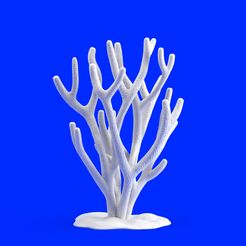 coral_22_blue.jpg 3D file Coral・3D printer design to download, alesboem