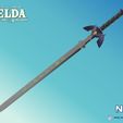 Folie18.jpg Master Sword - Zelda Tears of the Kingdom - Complete Set - Life Size