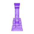 Saurian-Columns__10-A (SLA).stl Saurian Skink Columns - Model A10