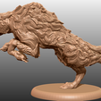 2.png Archivo STL Lobo - Miniatura de sobremesa・Idea de impresión 3D para descargar