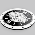 2.PNG STL file Harley Davidson Wall Clock Dual Color・3D printable model to download, DaGoN