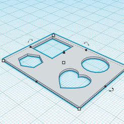 Free STL file Simple Shape Stencil! 🎨・3D printable model to download・Cults