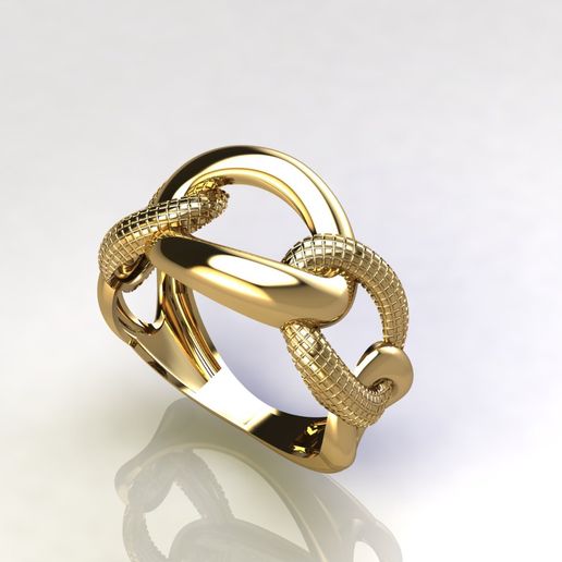 WOMEN RING PLAIN 3D PRINT MODEL 3DM 3D model