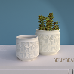 PotBoho_07.png Decorative Planter _ Boho Geometric Design 07