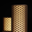 100mm_Asanoha-Superellipse-Lamp-3.png Kumiko Asanoha Lamp / 2 Versions / LED KIT 001