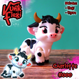 FreshStart.png Charlotte the Cow MultiColor Flexi Print-In-Place + figure