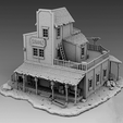 1.png Wild West Architecture - Saloon and hotel