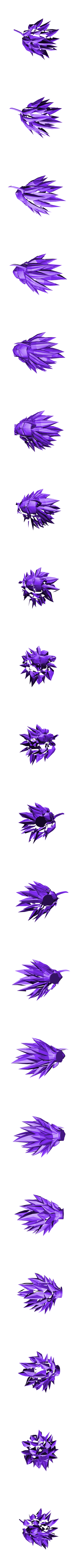 caebza.stl Balle de dragon - Gohan ssj2
