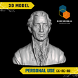 James-Monroe-Personal.png 3D Model of James Monroe - High-Quality STL File for 3D Printing (PERSONAL USE)