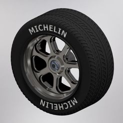 rueda-7.jpg Fichier STL Roue de voiture・Design à télécharger et à imprimer en 3D