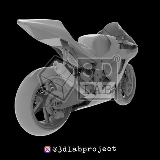 🏍️ YZFM1- Prototype・ STL File for ・Cults