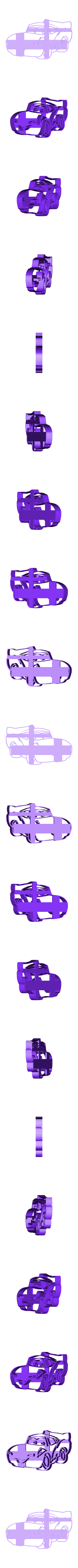 carsrenovado.stl Вырубка для печенья "Машины Рэй Мак Квин