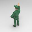 sal4.jpg Race Driver Waving with Helmet in Hand 1/32 Scale – Post-Race Figure for Motorsport Diorama