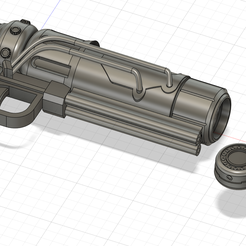P1.png 3D file The Batman '22 Sticky Bomb Gun・3D print design to download