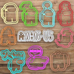 todo.png Among Us Cookie cutter set 2 (Premium)