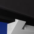 render_006.png SUPORTE DE PAREDE PARA PS4 SLIM E FAT