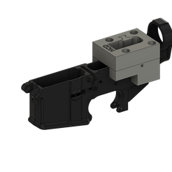 Stand-Alone-jig.png Fichier 3D Ensemble AR- 15 TO M-16 JIG , ADAPTER, & SEAR HOLE JIG + Bonus Pivot Pin tool・Design pour imprimante 3D à télécharger, HighCaliberDesigns7