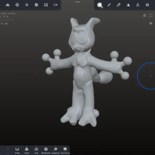 stylized mewtwo figure | 3D Printable STL