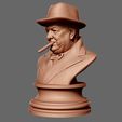 03.jpg Winston Churchill 3D print model