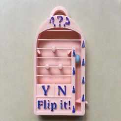 IMG_7966.JPG Free STL file Keychain Nano Mini Pinball "FLIP-IT!"・Design to download and 3D print