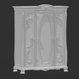 3dancient_15.png Овальный зеркальный шкаф в стиле барокко 3D-печатная миниатюра
