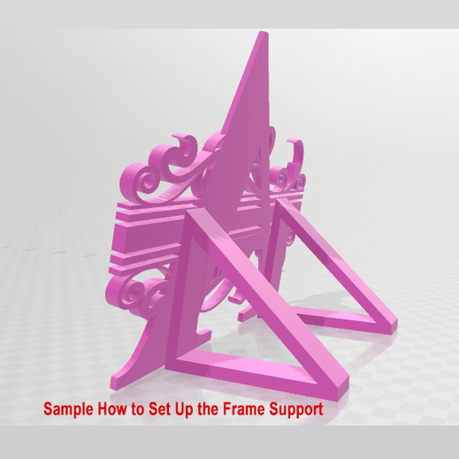 Frame-Support-for-the-Big-Letter-Design-Set-up-A.png Letter R (Table Top Design)  with Small Name Insert