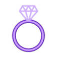 Wedding Engagement Ring.stl Wedding Engagement Ring