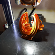 Ender 3, 3 V2, 3 pro, 3 max, dual 40mm axial fan hot end duct / fang. CR-10, Micro Swiss direct drive and bowden compatible. No support needed for printing, PWRDByAdobo