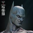 Batman_HeadCloseUp_34tos.jpg B3DSERK CATWOMAN AND BATMAN SCULPTURE READY FOR PRINTING